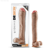 Dr. Skin By Blush® | Mr. Ed Realistic 13-Inch Long Dildo With Balls & Suction Cup Base-French Quarter Lingerie